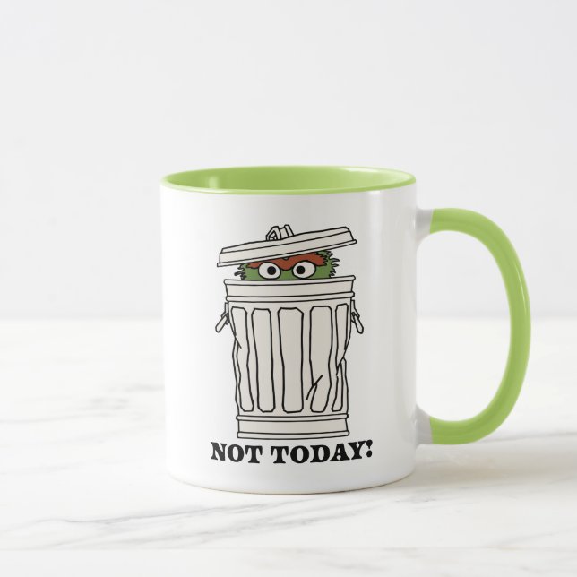 Mug Rue Sésame | Oscar le Grouch Pas aujourd'hui! (Droite)
