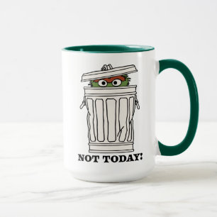 Mug Rue Sésame Oscar le Grouch Pas aujourd'hui!