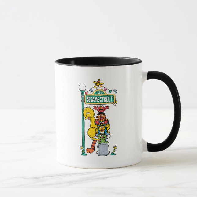 Mug Rue Sésame | Sous l'enseigne de la rue Sésame (Droite)