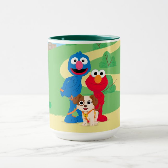 Mug Rue Sésame | Tango Avec Grover & Elmo (Centre)