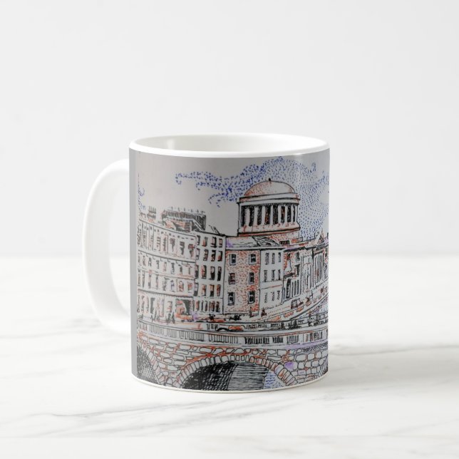 Mug Rugby de Dublin (Devant gauche)