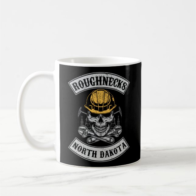 Mug Rughnecks North Dakota Oilfield Roghneck Oil Rig (Gauche)
