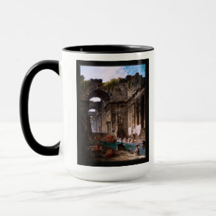 Mug Ruines D'Une Baignoire Romaine Avec Filles