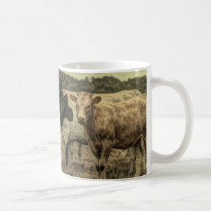 Mug Russe Laiterie ferme animal Brown vache suisse