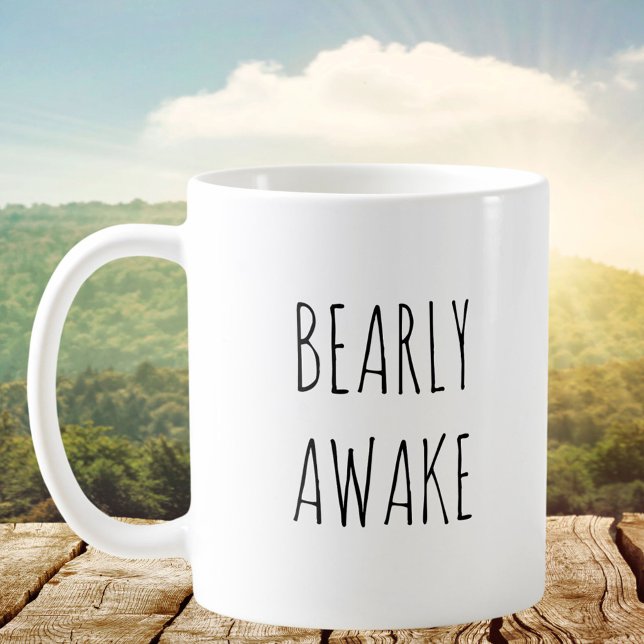 Mug Rustic Cute Bear Animal Pun plaisanteries Drôle Ci (In situ)