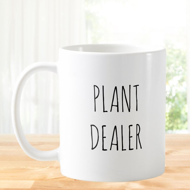 Mug Rustic Cute Plante Dealer Pun plaisanteries Citati (In situ)