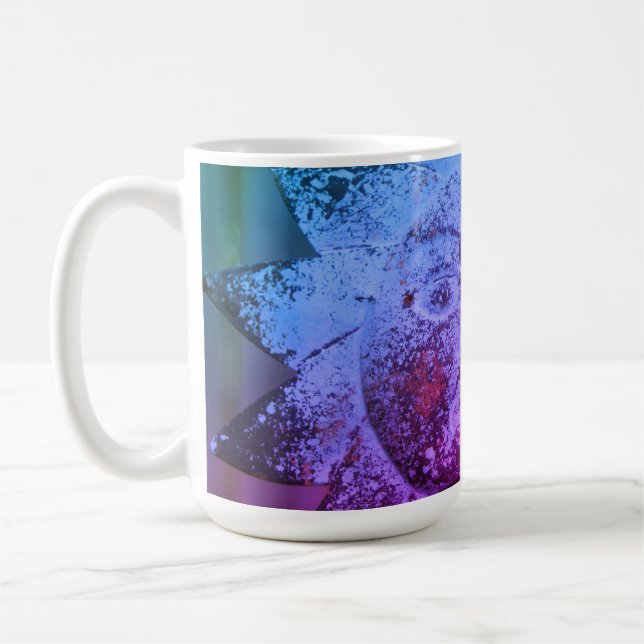 Mug Rustic Garden Sun Face Café (Gauche)