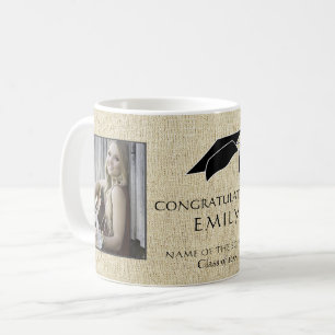 Mug Rustic Graduate Félicitations Photo Graduation