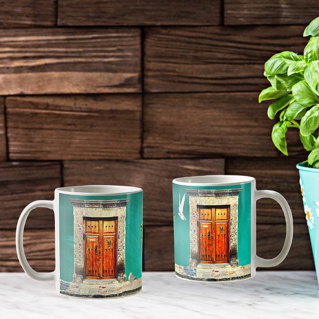 Mug Rustic San Miguel de Allende Porte Brown de colomb (Créateur téléchargé)