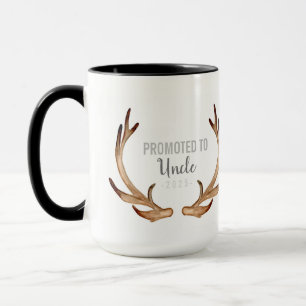 Mug Rustique Antler & verdure promu à oncle