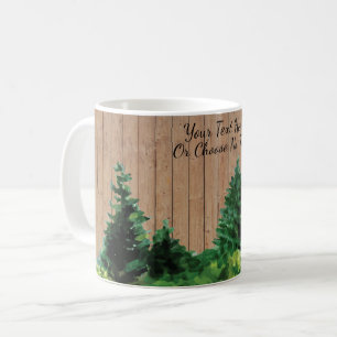Mug Rustique Camping Aventure hors Grille Forêt extéri