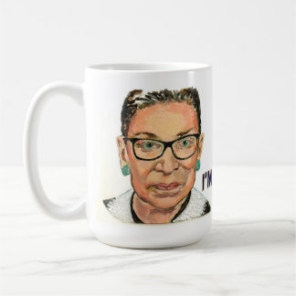 Mug Ruth Bader Ginsburg : "Je suis avec elle"