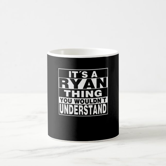 Mug RYAN Surnom Cadeau personnalisé (Centre)