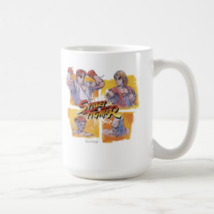 Mug Ryu contre Ken et Adon contre Sagat