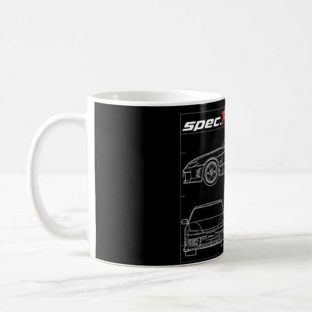 Mug s15 spec r aero line art dessin bleu dessin te37 (Gauche)