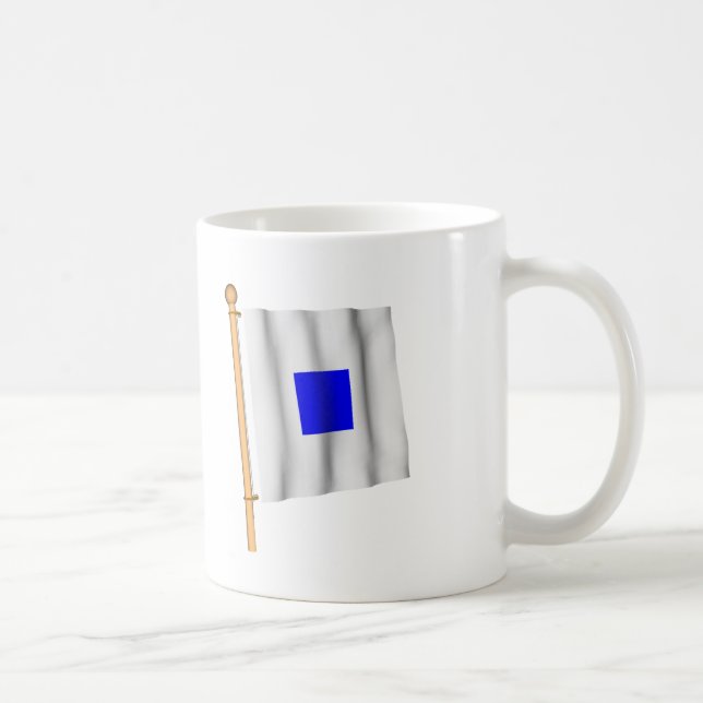 Mug S de drapeau nautique ' (Droite)