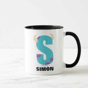 Mug S est pour Sulley   Ajouter Votre Nom