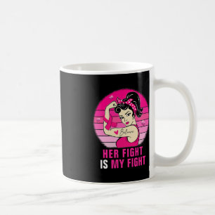 Mug Sa Lutte Est Ma Lutte Rosie Riveter Cancer Du Sein