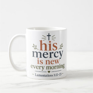 Mug Sa miséricorde est nouvelle chaque matin Vérité bi