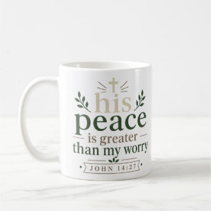 Mug Sa Paix Est Plus Grande Que Mon Inquiétude Citatio