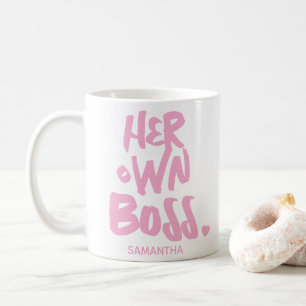 Mug Sa propre patronne Entrepreneuse propriétaire d'en