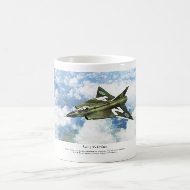 Mug Saab 35 Draken  (Centre)