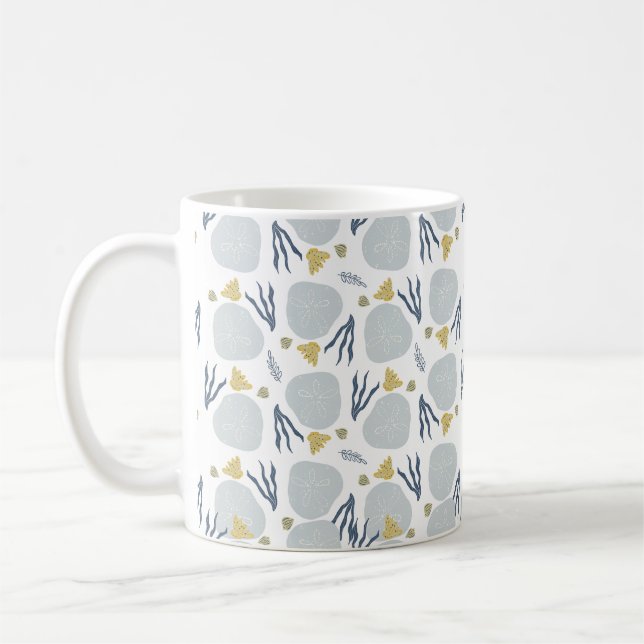 Mug Sable Dollar Seashells Beach Motif Beach (Gauche)