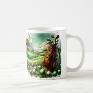 Mug Sac de golf en cuir Fairway