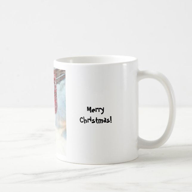 Mug Sac du Père Noël dans la neige (Droite)