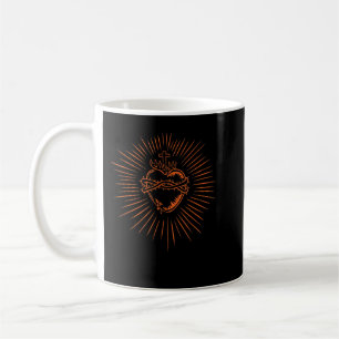 Mug Sacré Coeur De Jésus Dévotion T-Chemise Catholique
