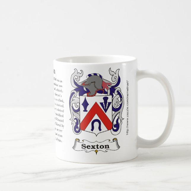 Mug Sacristain, l'origine, signification et la crête (Droite)