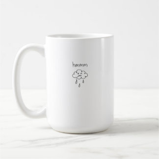 Mug sad cloud doodle art