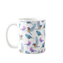 Safari d'aquarelle : Oiseaux (la personnaliser BG