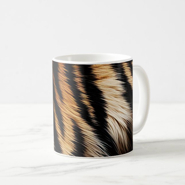 Mug Safari Tigre noir orange (Devant droit)