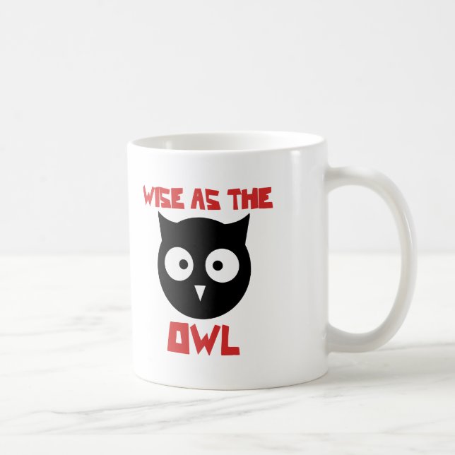 Mug Sage comme hibou (Droite)