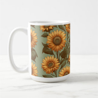 Mug Sage et tournesols II