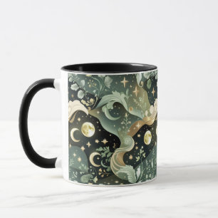 Mug – Sage Green Celestial Moon