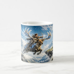 Mug Sagittaire Zodiaque avec Guerrier montant un Majes