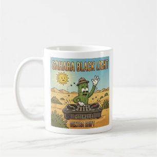 Mug Sahara Black Light DJ Cactus Cartoon