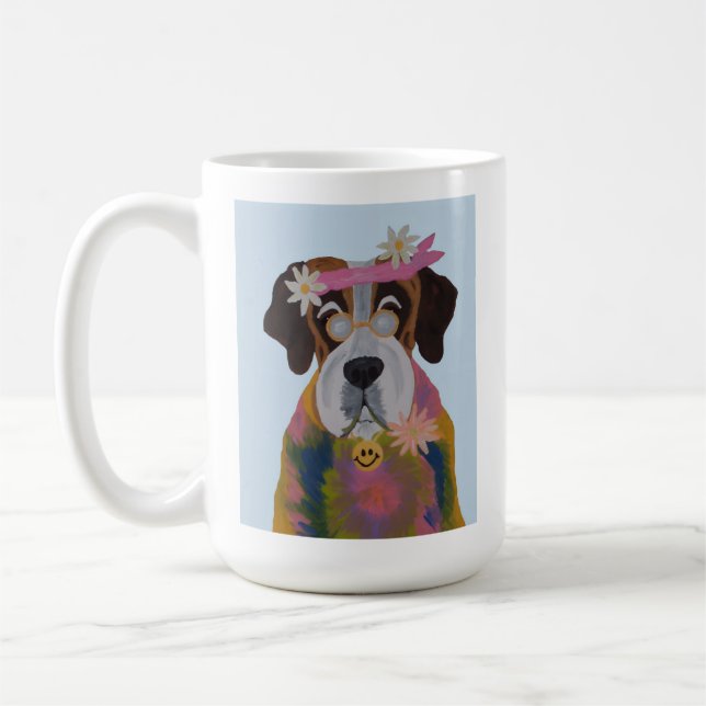 Mug Saint Bernard Hippie (Gauche)