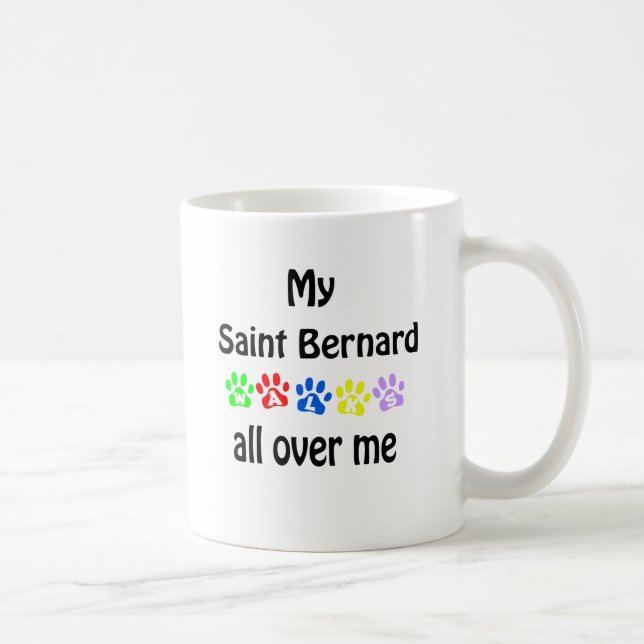 Mug Saint Bernard Walks Design (Droite)