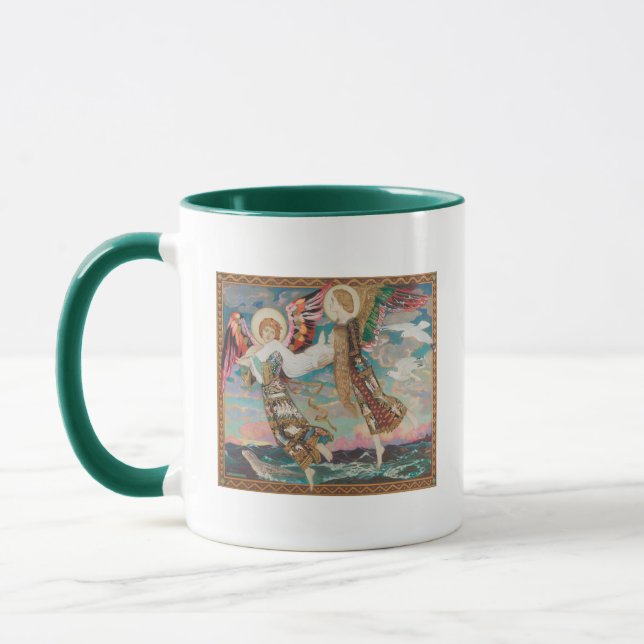 Mug Saint Bride, ch. 1913 par John Duncan (Gauche)