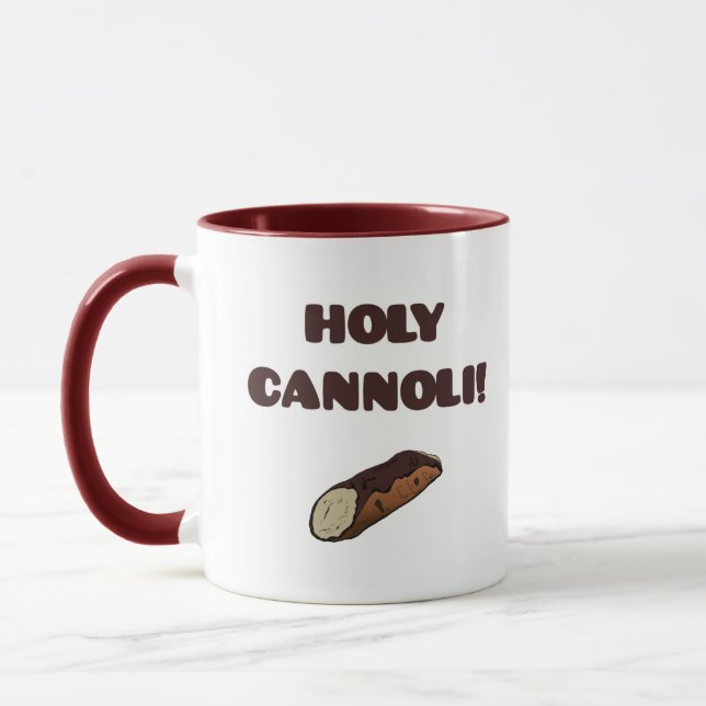 Mug Saint Cannoli Funny Food Italien (Gauche)