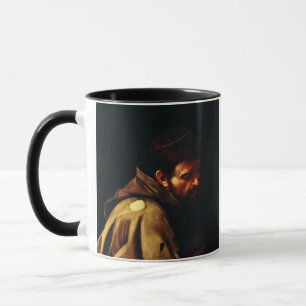 Mug Saint François par Le Caravage Chef-d'œuvre baroqu