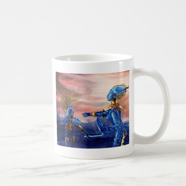 MUG SAINT GEORGE ET ALIEN DRAGON (Droite)