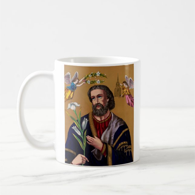 Mug Saint Joseph Guardian de la Sainte Famille (Gauche)