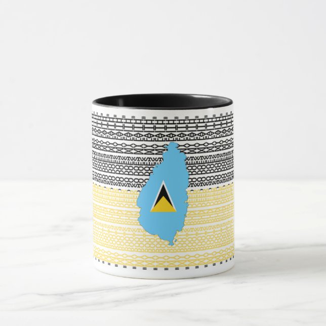 Mug Saint Lucia - My roots run deep so does my faith (Centre)