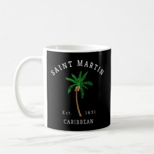 Mug Saint Martin Colorée Caraibes Palm Tree Nouveauté
