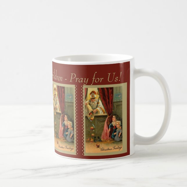 Mug Saint-Nicolas de Myra avec des enfants (Droite)