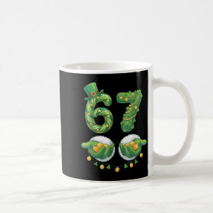 Mug Saint Patrick Day Six Seven 67 Mème drôle 67 Femme